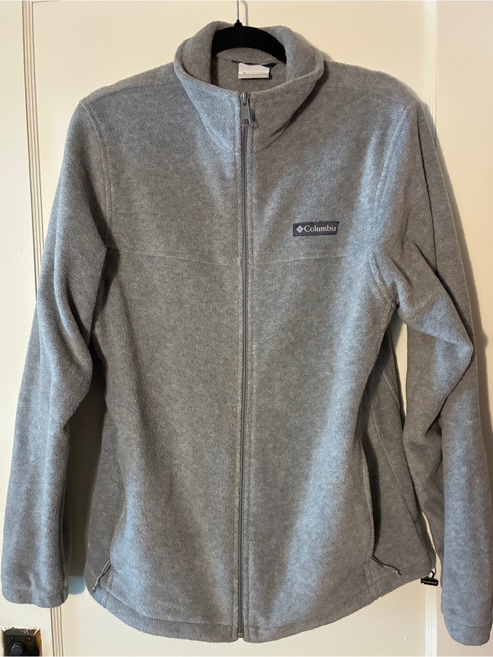 Columbia Gray Full Zip Fleece Jacket Size Medium NWOT